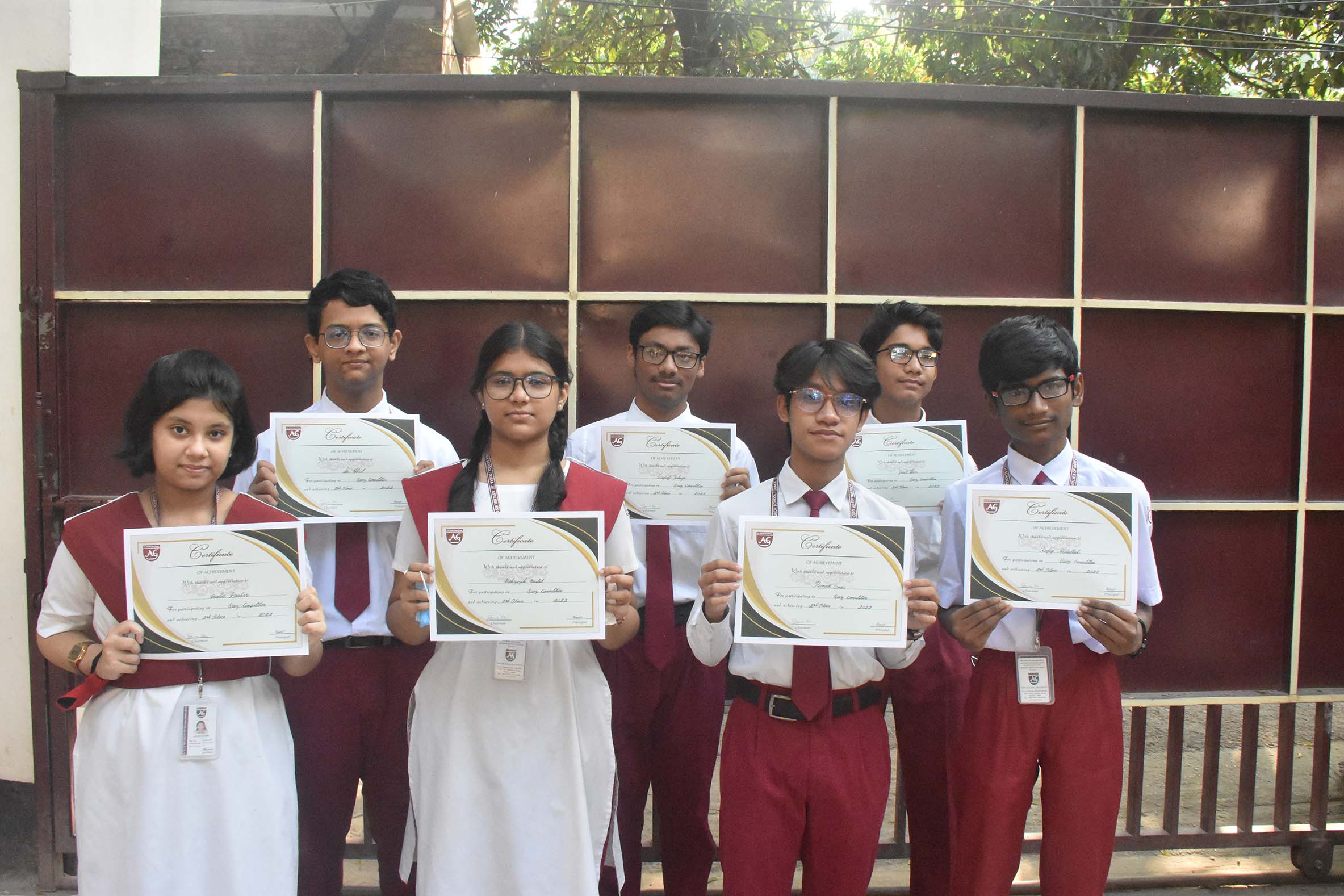 Certificate Of Achievement English Medium 2022